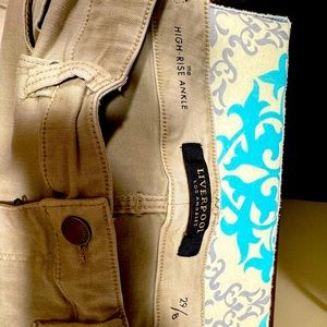 Women’s Liverpool tan jeans